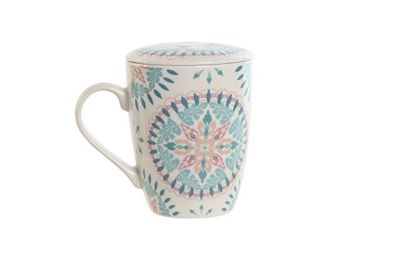 MUG INFUSIONES PORCELANA 12X9X105CM 340ML